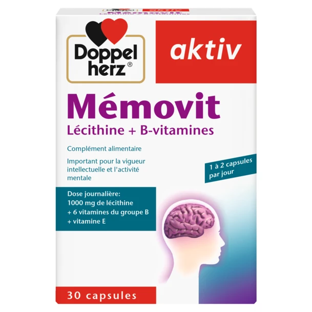 Aktiv MemoVit Lécithine & Vitamines B 30 Gélules