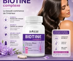 BioHerbs Biotine Complexe complément alimentaire cheveux peau et ongles