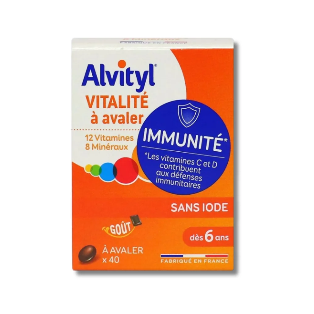 Alvityl Multivitamines 40 Comprimés | Vitalité & Défenses Naturelles