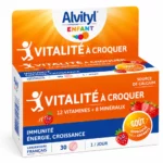 Alvityl Vitalité à Croquer Dès 4 Ans – 30 Comprimés