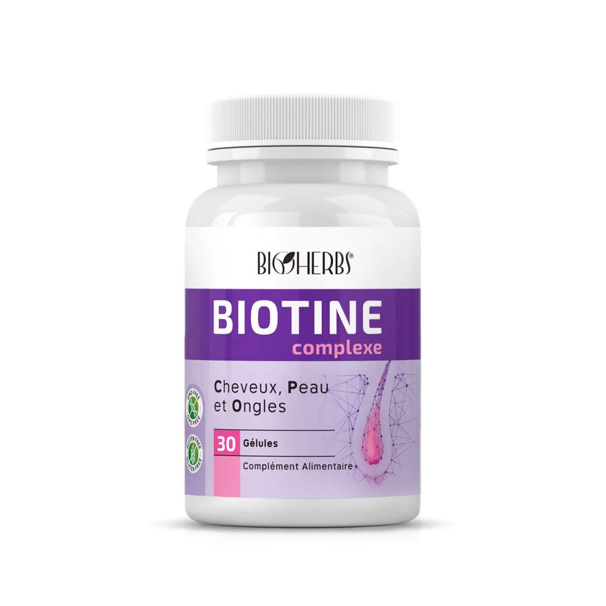 BioHerbs Biotine Complexe 30 Gélules