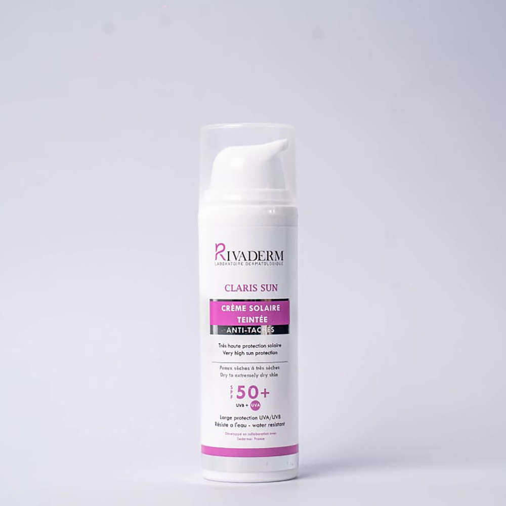 Rivaderm Claris Sun Crème Éclaircissante SPF50+ 50ml