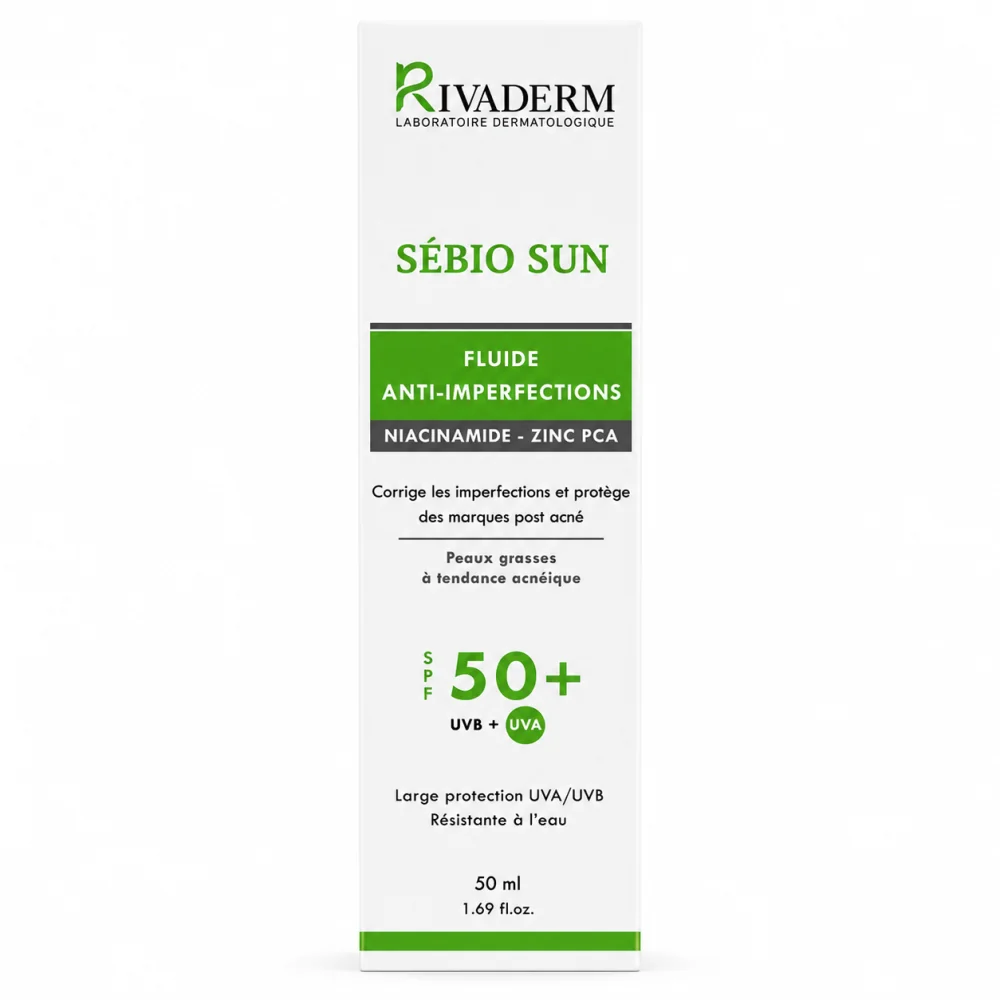 Rivaderm Sebio Sun Fluide Anti-Imperfections SPF50+ 50ml