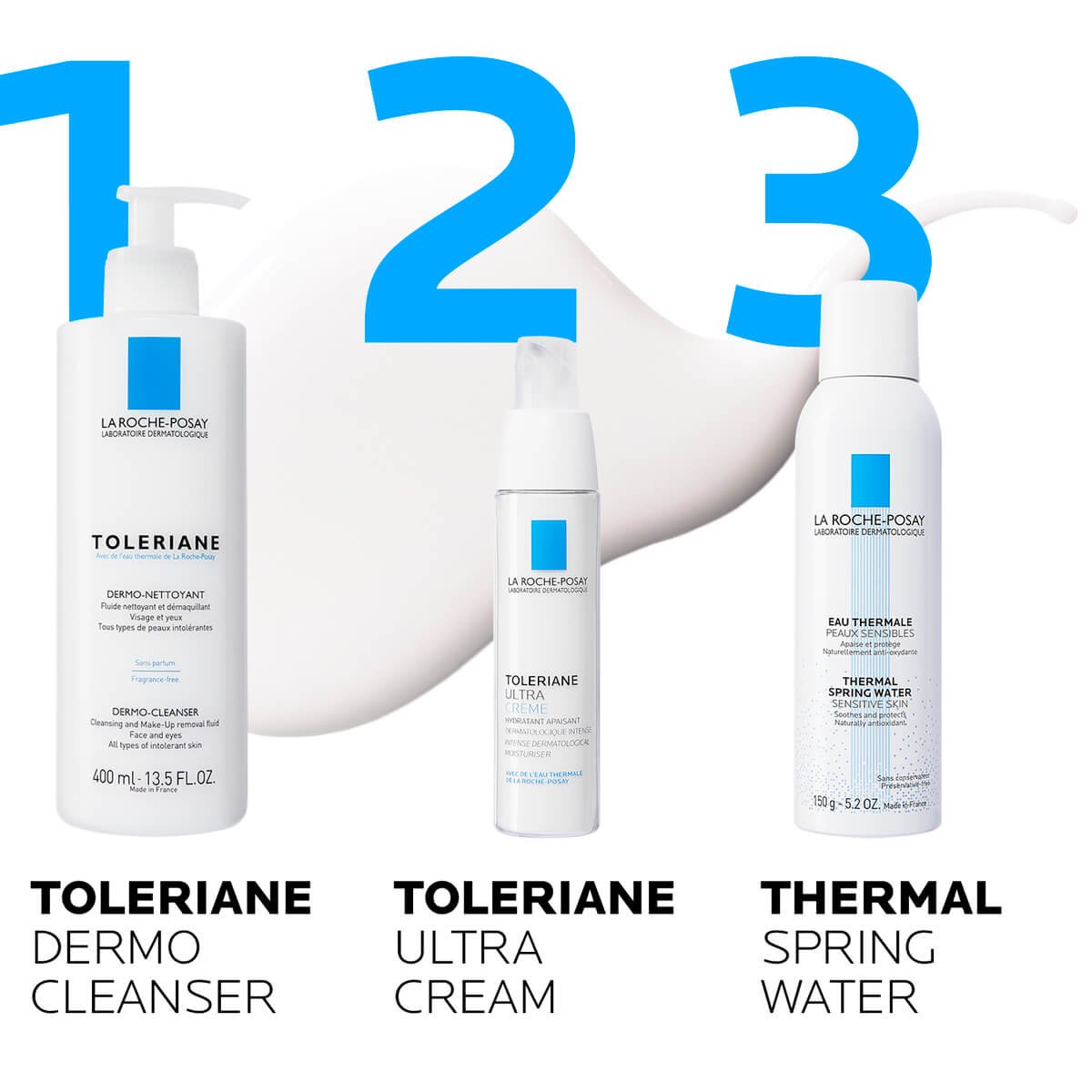 LaRochePosay-Product-Allergic-Toleriane-DermoCleanser-400ml-3337872411830-Routine La Roche-Posay Toleriane Dermo-Nettoyant pour peau sensible