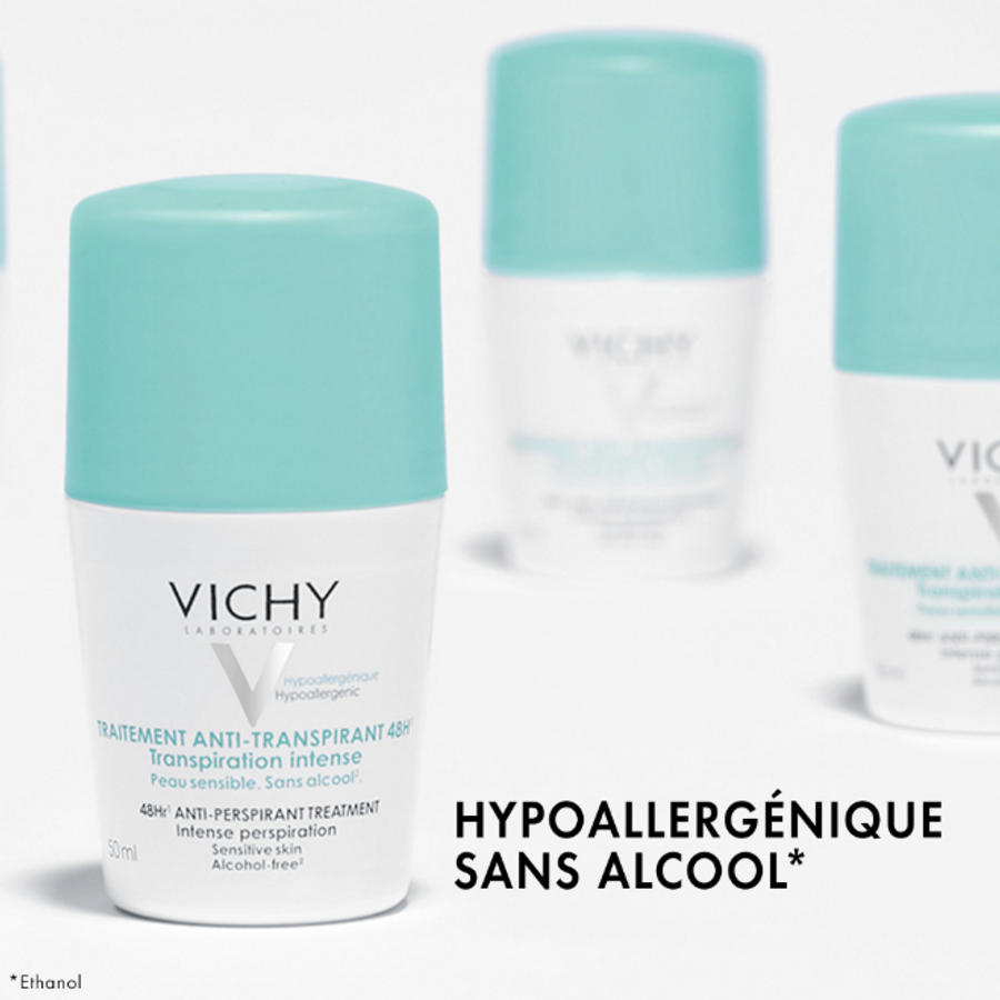 Vichy Déodorant Traitement Anti-Transpirant 48 Vichy Anti-Transpirant 48H transpiration intense roll-on