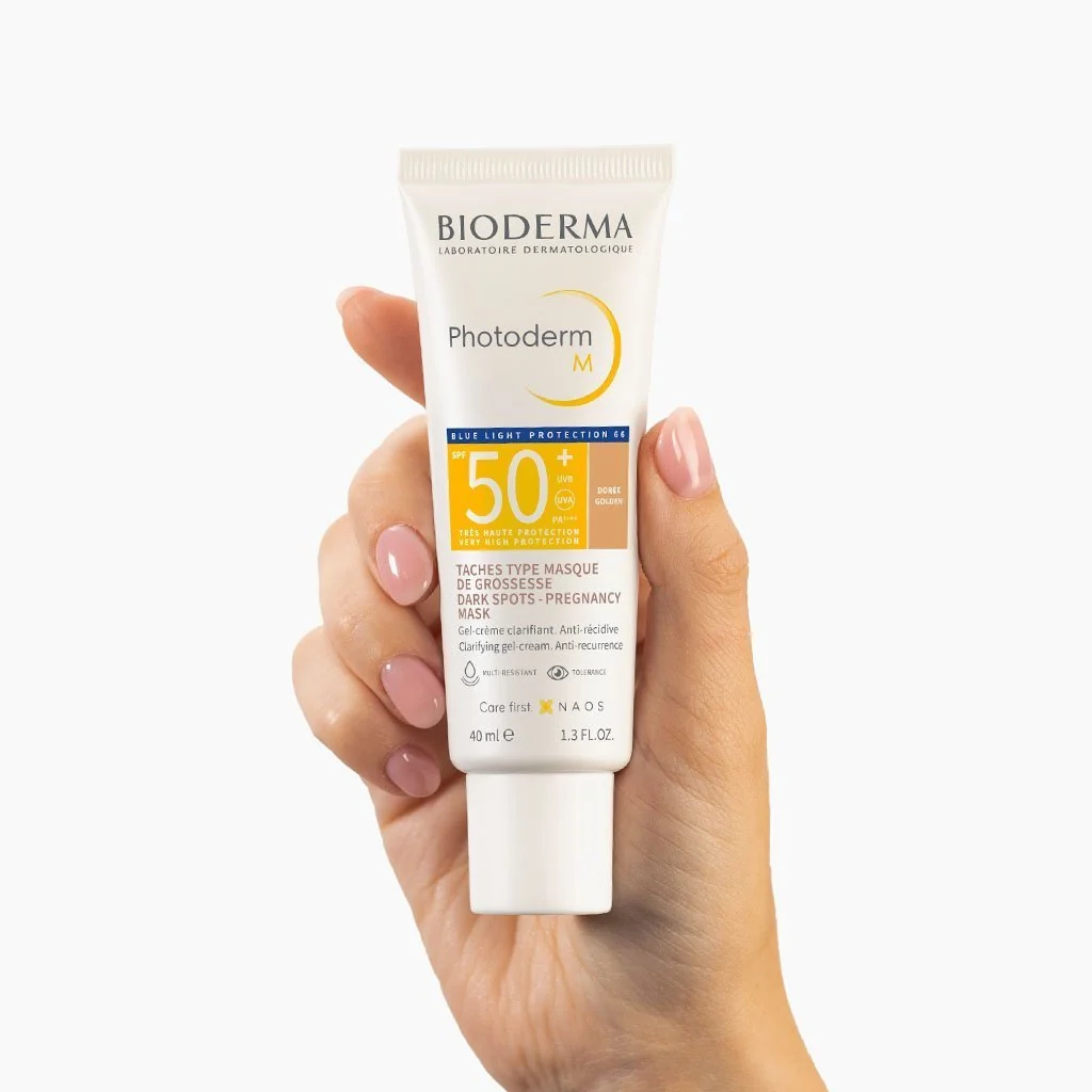 bioderma-photoderm-m-golden-doree-spf50-40ml Bioderma Photoderm M SPF50+ teinte dorée anti-taches