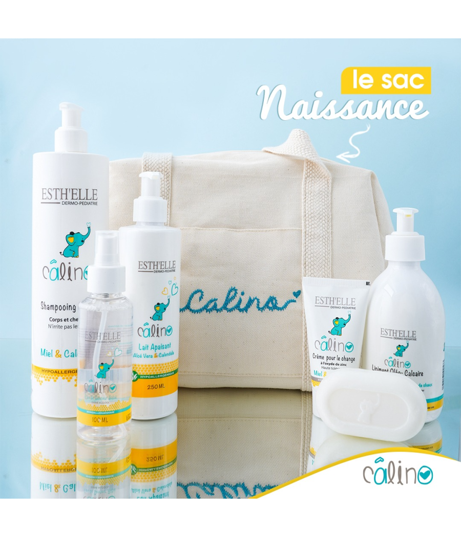 calino-sac-maman Esthelle Calino Coffret Bébé 6 produits