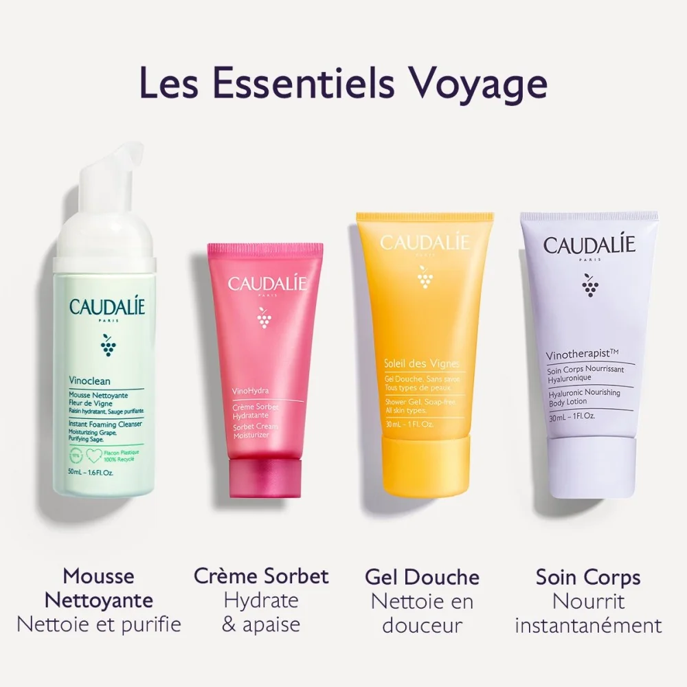 caudalie-trousse-les-essentiels-de-voyage (2) Caudalie Trousse Les Essentiels de Voyage 4 soins
