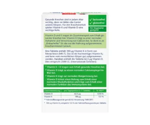 Doppelherz System Vitamin D3 K2 complément alimentaire pour les os