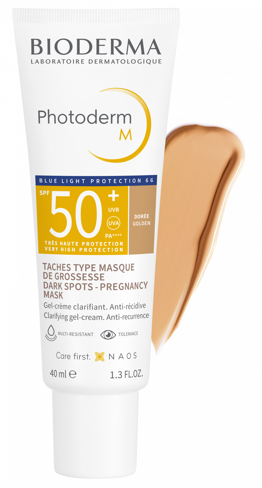 photoderm-m-doree-spf50-40ml Bioderma Photoderm M SPF50+ teinte dorée anti-taches
