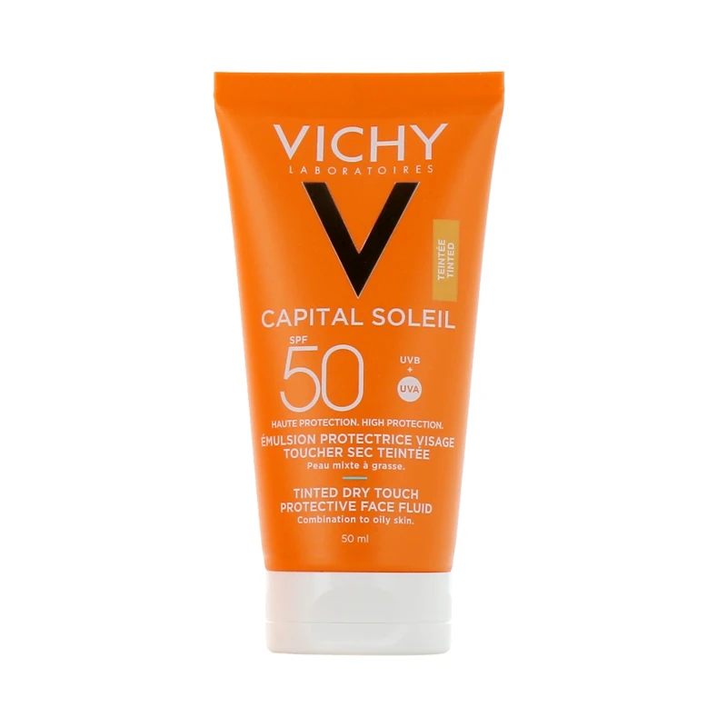 vichy-emulsion-toucher-sec-teintee-spf50-50m Vichy Capital Soleil Émulsion Toucher Sec Teintée SPF50 50 ml
