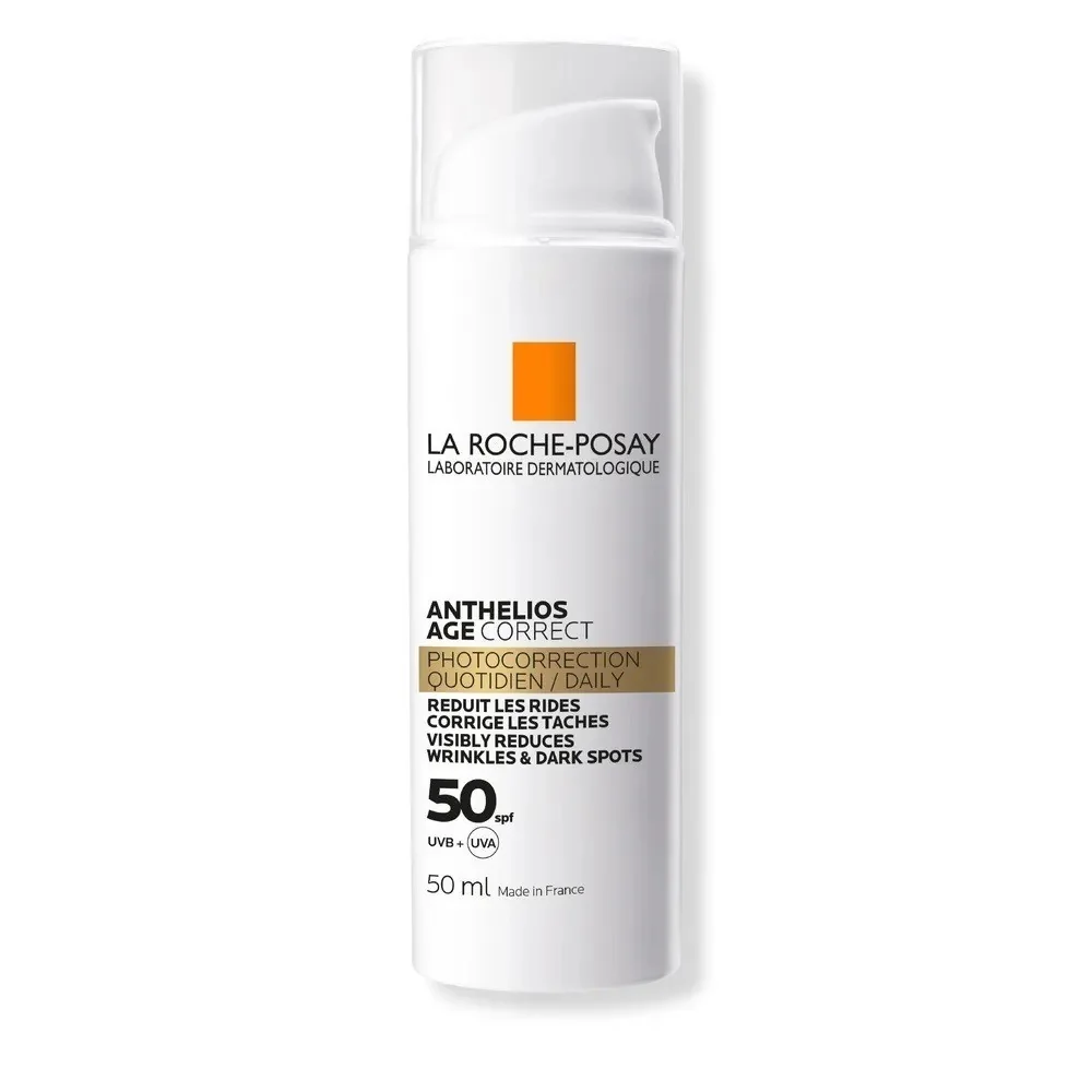 anthelios-age-correct-spf50-beaute-la-roche-posay La Roche-Posay Anthelios Age Correct SPF50+ – Soin Solaire Anti-Âge 50 ml