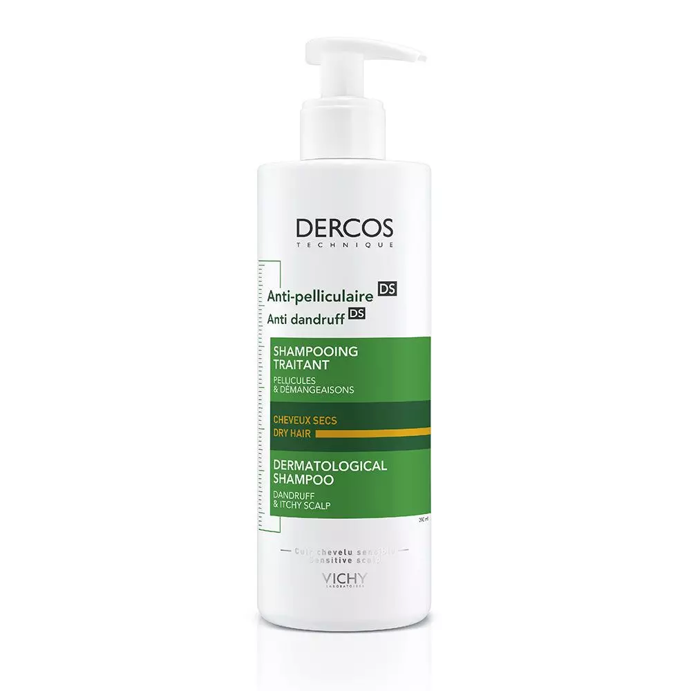vichy_dercos_hampooing_traitant_anti_pelliculaire_cheveux_secs_390ml Dercos Anti-Dandruff DS 390 ml